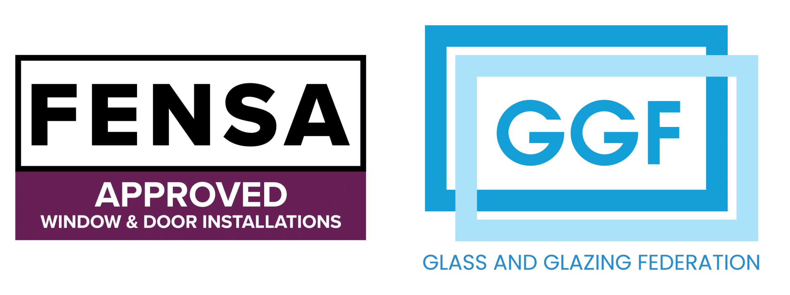 FENSA and GGF accreditations logos