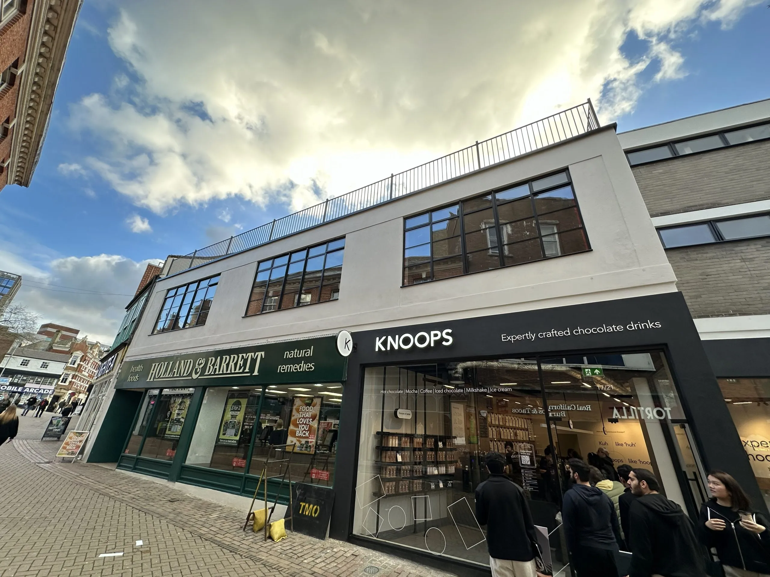 Commercial shopfront and aluminium glazing upgrade in Norwich city centre