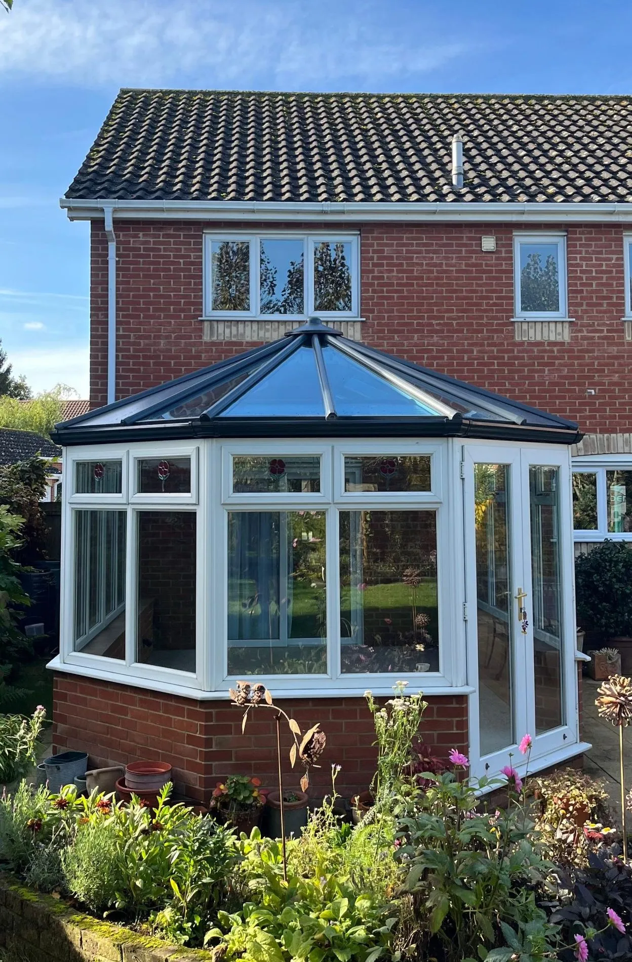 A+ rated glass-roof conservatory upgrade in Dereham NR20 by Amber Home Improvements.