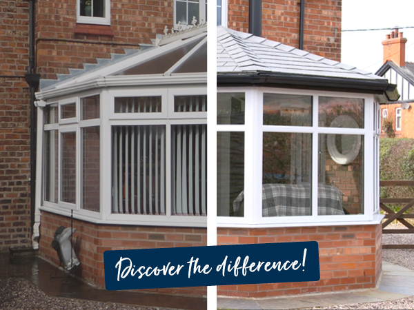 Thermally efficient solid conservatory roof
