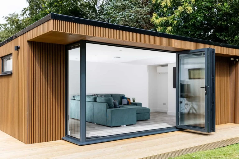 Garden room composite cladding Norfolk
