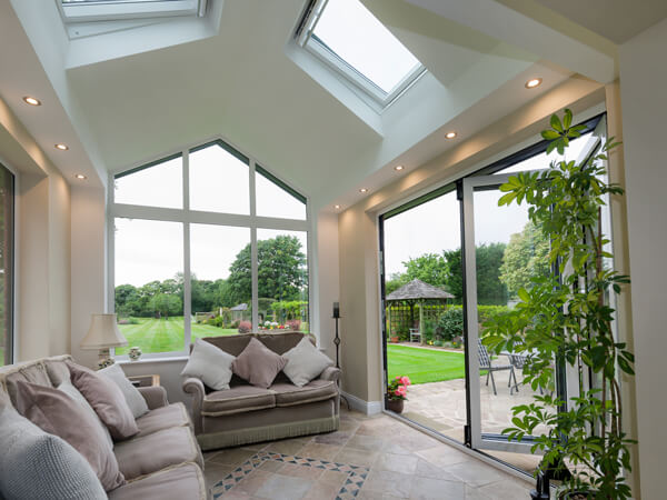 Tiled Roof Extension With Bi-Fold Doors