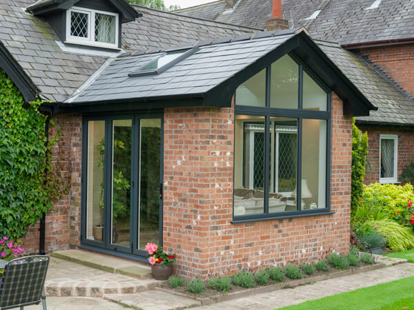 Tiled Roof Extension With Bi-Fold Doors