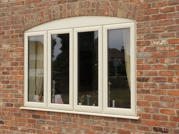 Cream UPVC Casement Windows